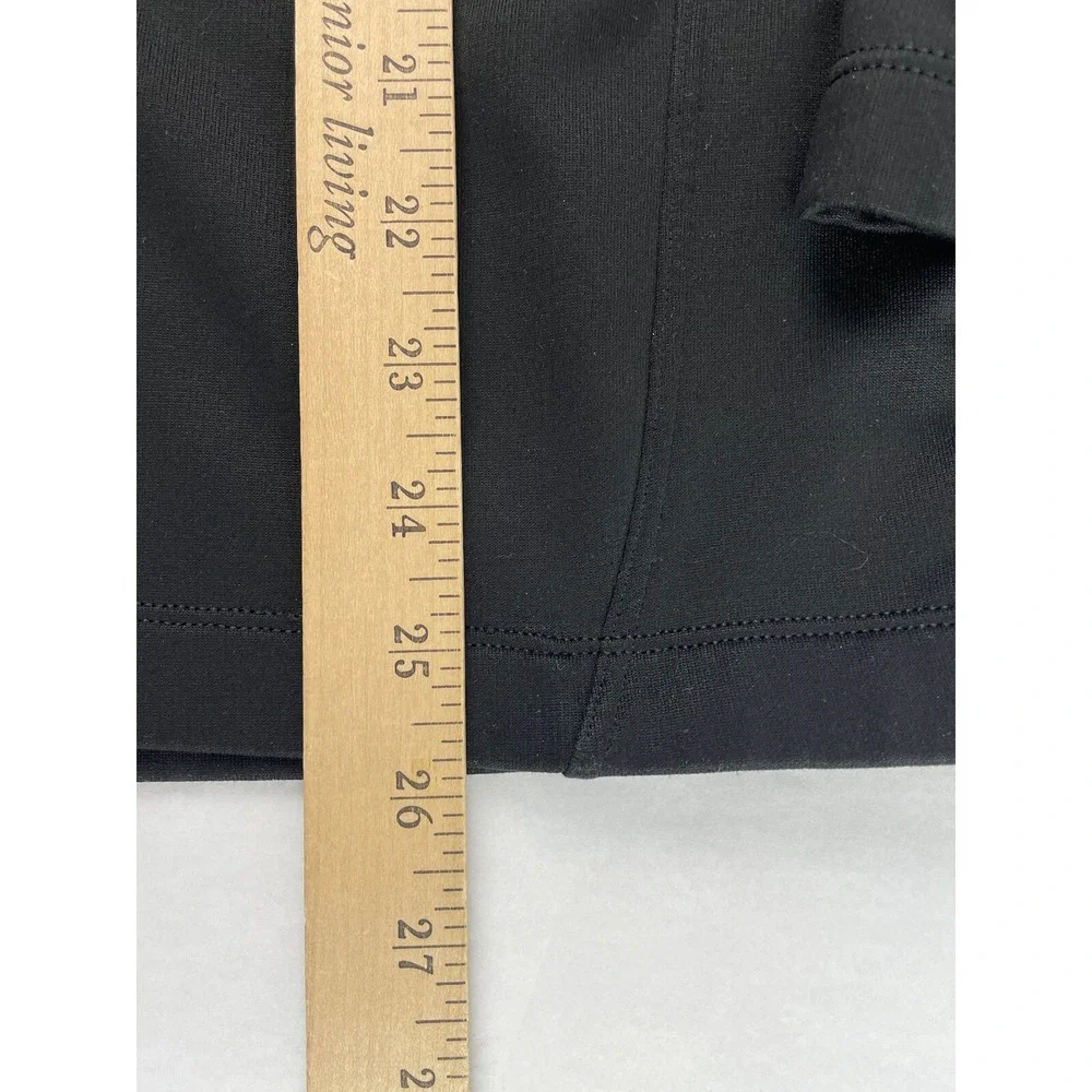 The North Face Sweater Mens Large Black 1/4 Zip Pullover Zip Pocket Hiking
